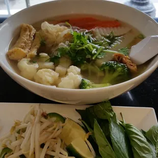 Vegan Vietnamese  Pho at Sprig &amp; Sprout  in Georgetown,  DC
