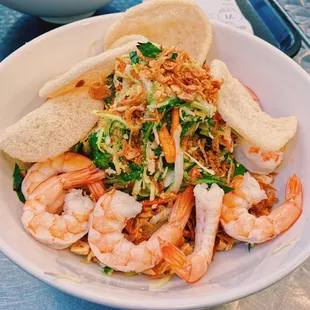 Entre Viet Goi with grilled shrimp