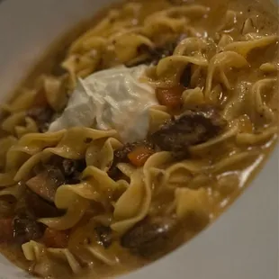 Lamb Stroganoff