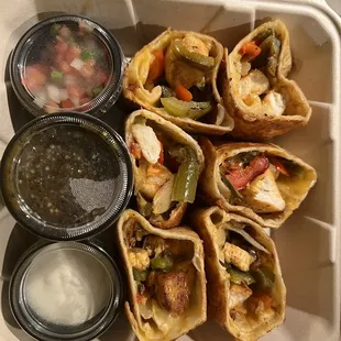 Mahi mahi quesadilla wraps