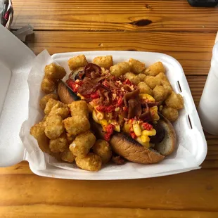 Iron man hot dog combo