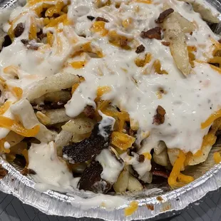 Bacon cheese ranch fries