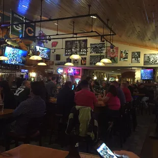 Full house for the Packer/Bear game