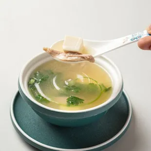 Duck Soup w/Tofu &amp; Cilantro