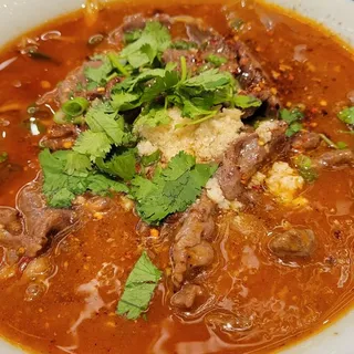 Poached Sliced Beef In Hot Chili Sauce