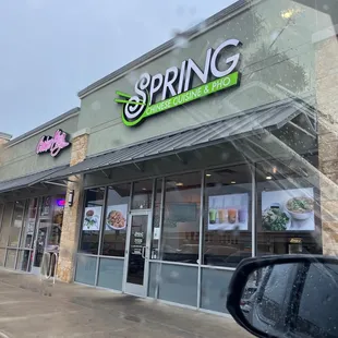 Sign outside