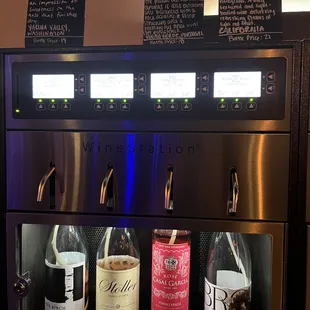 a wine vending machine