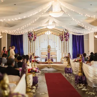 Carnation Hall for our Hindu wedding ceremony.  Taken by Elizabeth Burgi Photography elizabethburgi.com