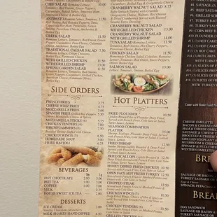 Menu 4 (as of 10/1/22)