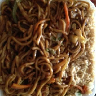 Lunch special-shrimp lo men- huge portion