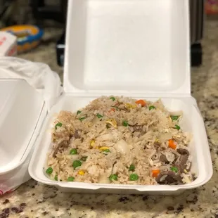 Beef fried rice!