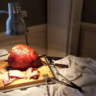 Hand Carved Glazed Ham