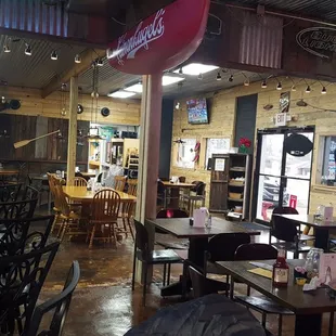 the inside of the restaurant