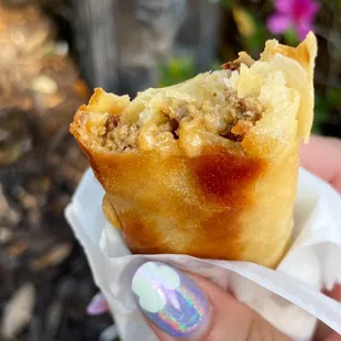Cheeseburger Egg-roll