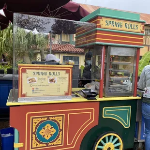 The Spring Roll Cart!