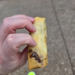 Cheeseburger spring roll