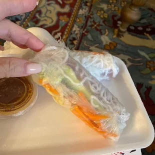 This is not a good spring roll.