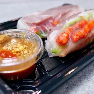 Fried Pork Sausage Spring Roll