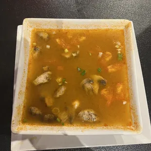 Tom Yum Tofu Soup