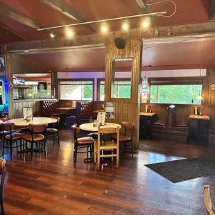 The back room with additional seating.