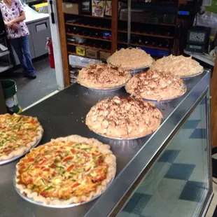 Quiche and pie! Delicious!