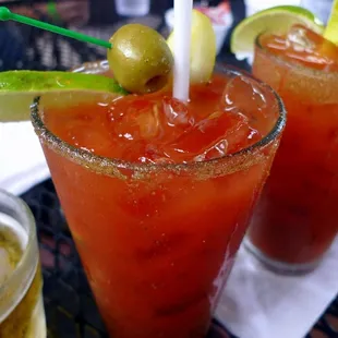 Bartender-made bloody mary