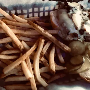 Mushroom Cheeseburger