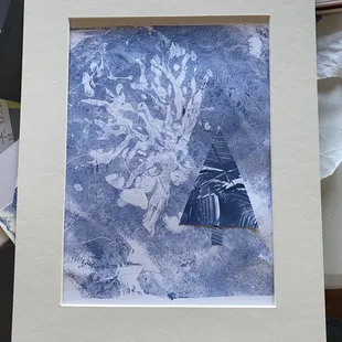 New Christmas card or could be matted and framed