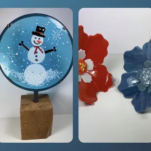 Fused glass art by Glenn Trembley