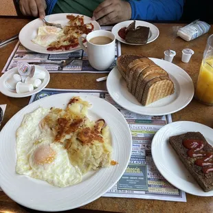 Eggs and scrapple