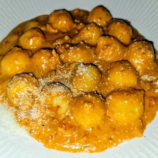 Lobster Ala Vodka w/ Asiago Gnocchi