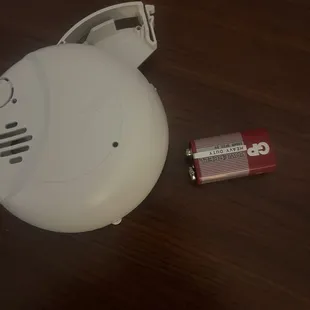 Low battery so alarm beeping constantly.