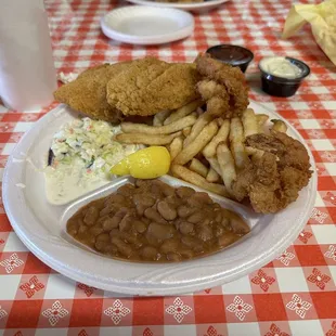 Small 2 Catfish &amp; 2 Shrimp Dinner