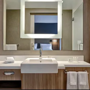 Bathroom vanity &amp; shower