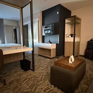 King suite view from sofa