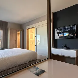 King suite view from desk
