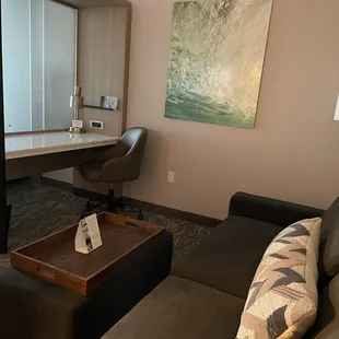 Sitting area and working area