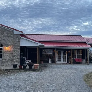 the front of the winery