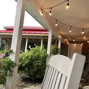 Porch entrance to gift shop