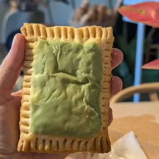 Pandan pop tart