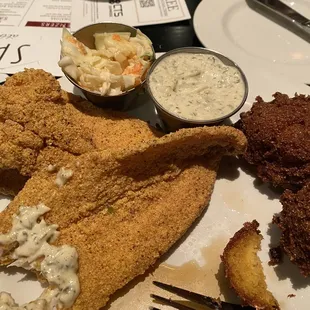 a plate of food