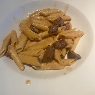 Beef tip stroganoff
