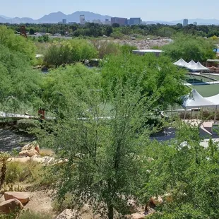 View from patio, facing east