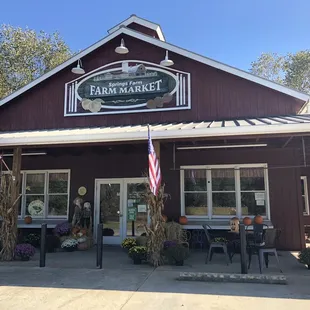 the front of the store