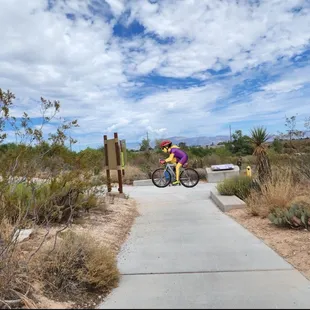 The mini trail to boom talk if you rather walk than take their mini train ride