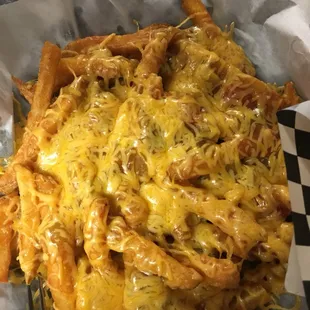 Green chili Cheese fries