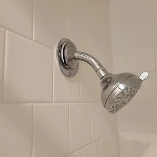 Borken shower head.