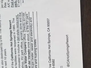 California Hot Springs Resort