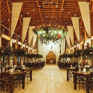 Gorgeous reception set up