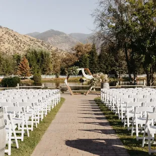 Gorgeous set up for ceremony